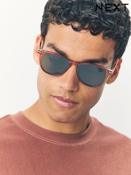 Bright Red Round Sunglasses (AJ0908) | LEI 101