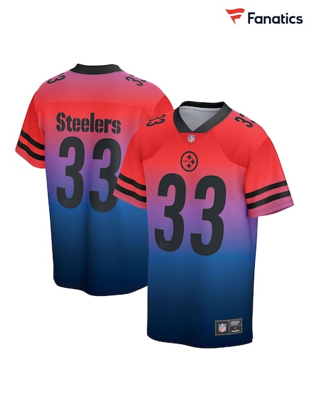 Fanatics Red NFL Pittsburgh Steelers Gradient Foundation Jersey (AJ0962) | ₪377