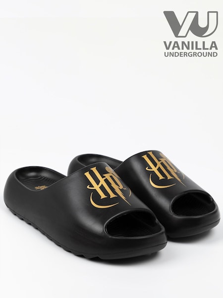 Vanilla Underground Black Harry Potter Sliders (AJ1137) | AED145