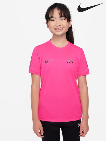 Гипер-розовый - Nike Kylian Mbappe Academy 25 Dri-FIT Football T-Shirt (AJ1178) | €40