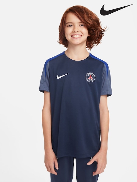 Nike Blue PSG Strike Football T-Shirt (AJ1179) | € 51