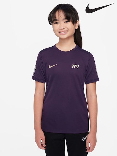 Grand Purple - Nike Kylian Mbappe Academy 25 Dri-FIT Football T-Shirt (AJ1187) | €40