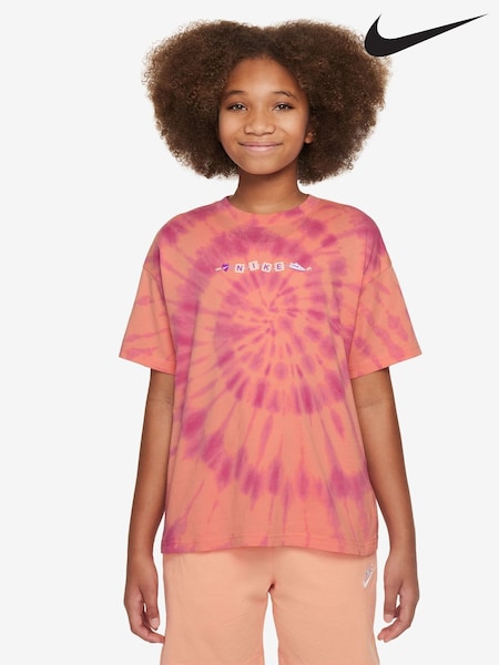 Portocaliu caisă - Nike Îmbrăcăminte sport 100% Bumbac Tricou (AJ1312) | 186 LEI