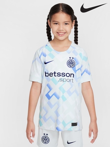 Nike Blue Inter Milan FC Away Stadium Football Shorts (AJ1335) | €86