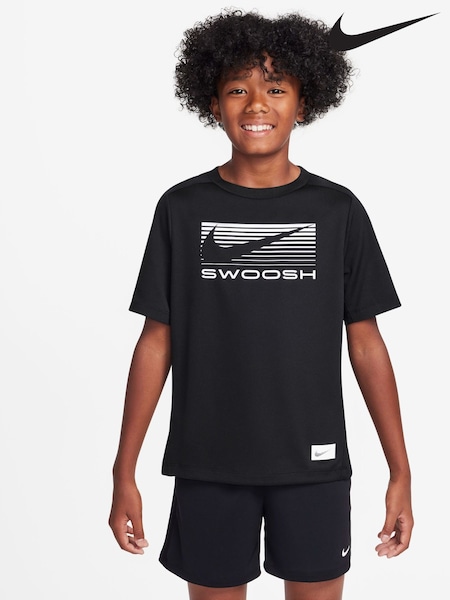 Nike Black Multi Dri-FIT Short Sleeve T-Shirt (AJ1345) | €33