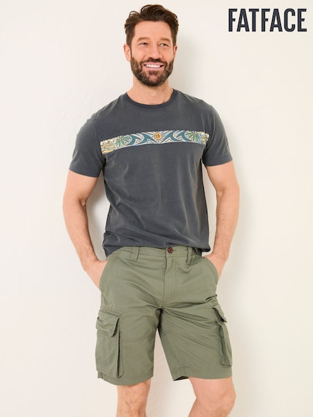 FatFace Bude Green Cargo Shorts (AJ1396) | €66