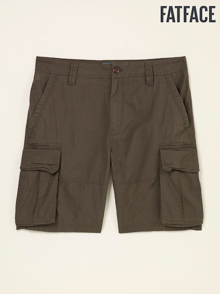 FatFace Bude Brown Cargo Shorts (AJ1397) | AZN 115