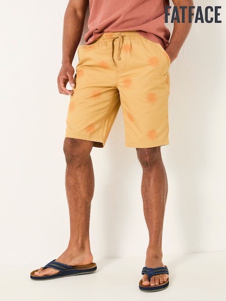 FatFace Seaton Yellow Sun Pull On Shorts (AJ1400) | €55