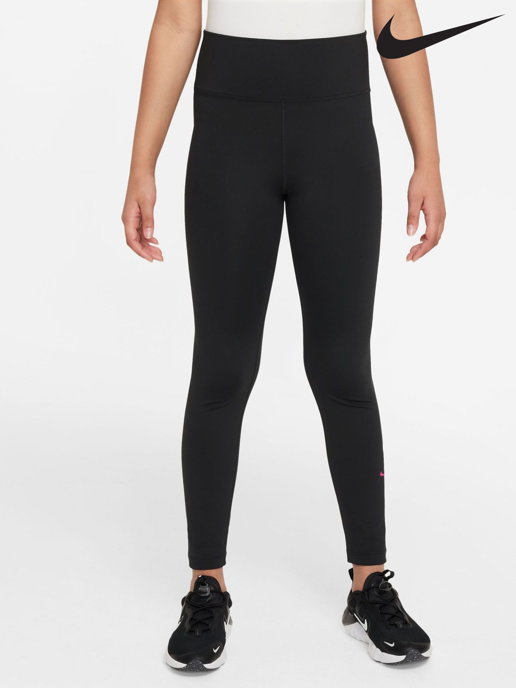 plain black nike leggings