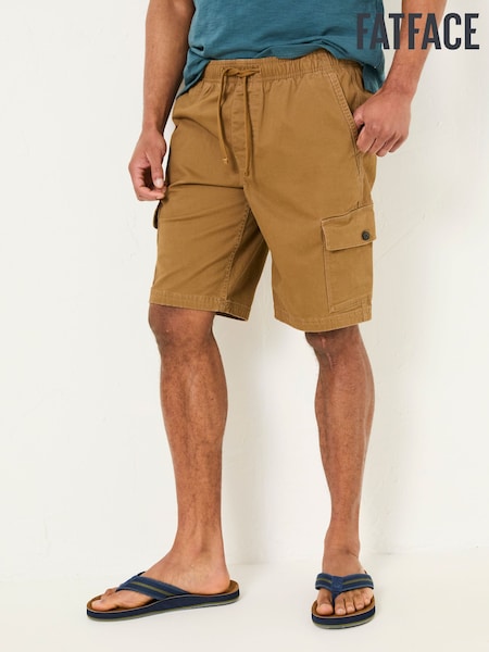 Светло-коричневый - FatFace Pull On Cargo Shorts (AJ1410) | €61