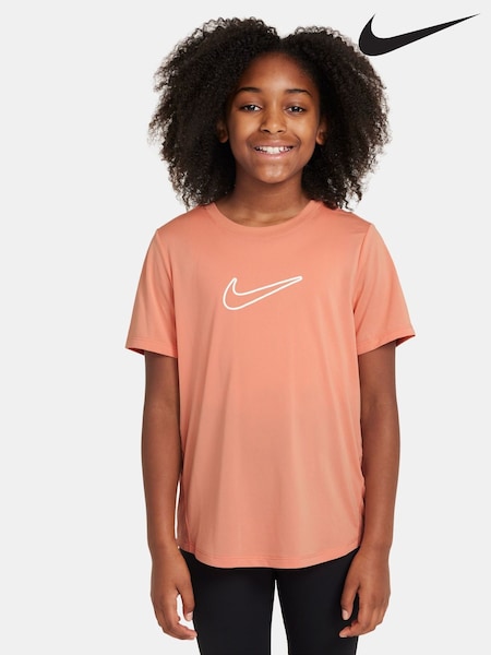 Naranja albaricoque - Nike One Dri-FIT Short Sleeve T-Shirt (AJ1428) | 35 €