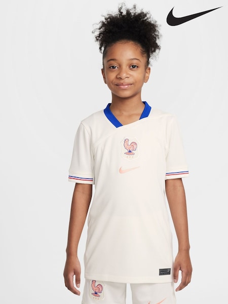 Nike White France Stadium Away Football Shirt (AJ1446) | €86