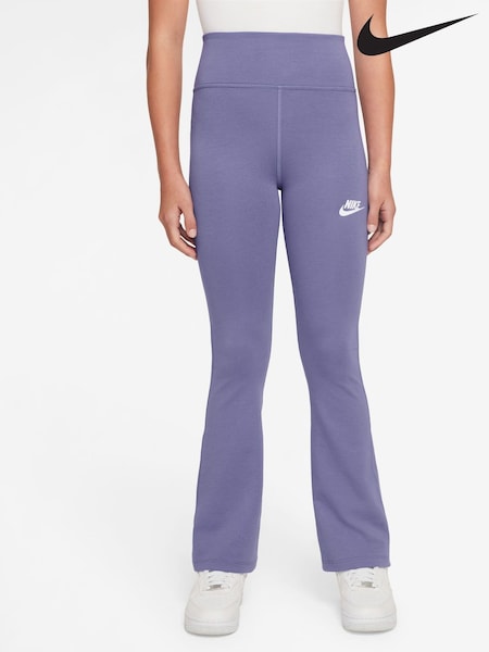 Nike Amethyst Purple High Waisted Flared Leggings (AJ1458) | €40