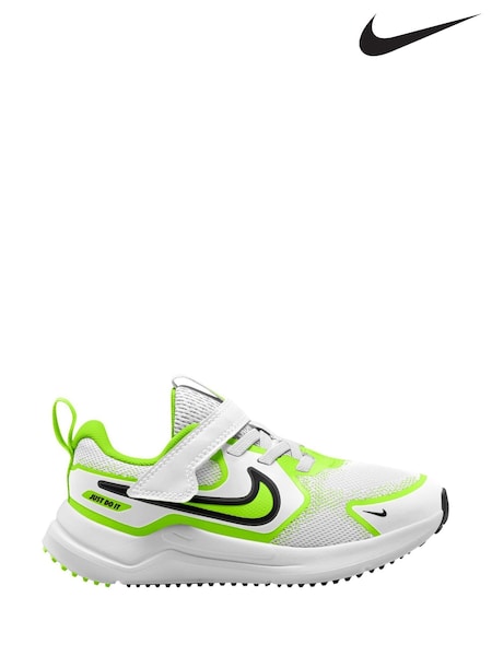 Nike White Volt Junior Cosmic Running Trainers (AJ1514) | €47