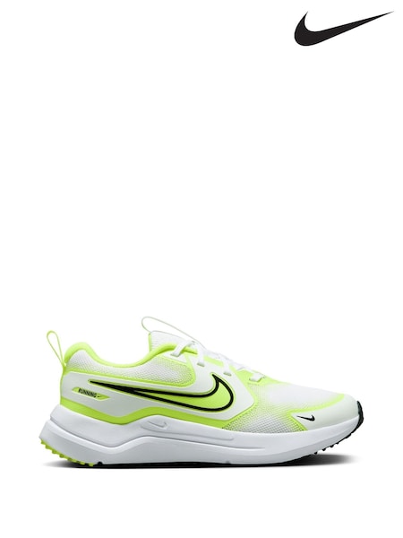 Nike White Volt Youth Cosmic Running Trainers (AJ1520) | €54