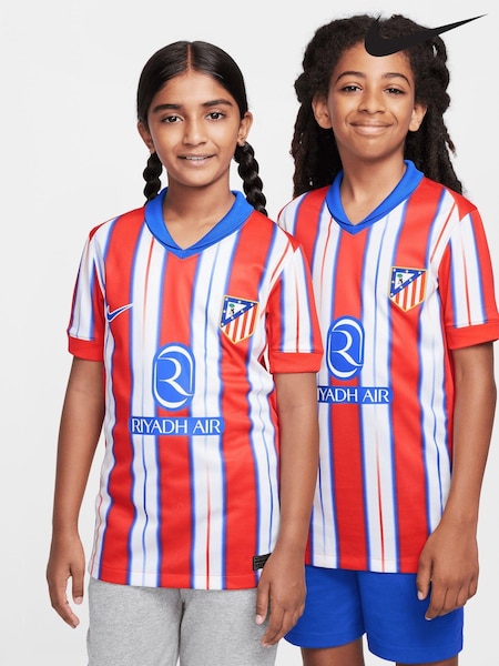 Nike Kids Atletico de Madrid Home Stadium Shirt 2024-25 (AJ1608) | 338 LEI