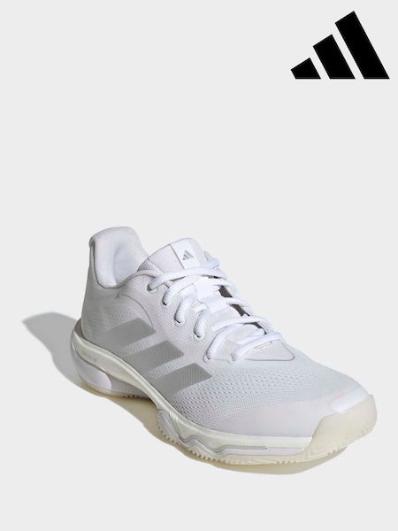 White - Adidas Crazyflight 7 Shoes