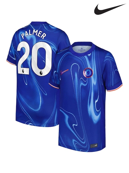 Nike Kids Chelsea Home Stadium Shirt 2024-25 with Palmer 20 Printing (AJ1713) | 113 €
