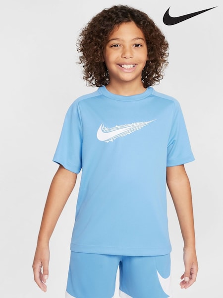 Nike Beyond Blue Multi Dri-FIT Short Sleeve T-Shirt (AJ1781) | €28
