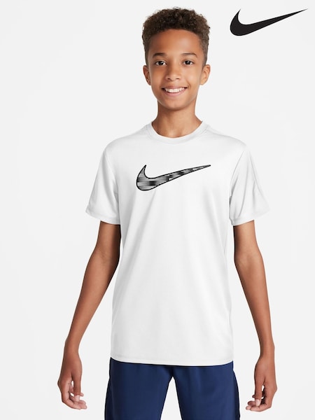 Nike White Trophy 23 Dri-FIT Short Sleeve T-Shirt (AJ1782) | €23