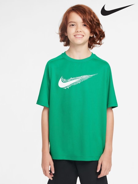 Nike Stadium Green Multi Dri-FIT Short Sleeve T-Shirt (AJ1786) | €26