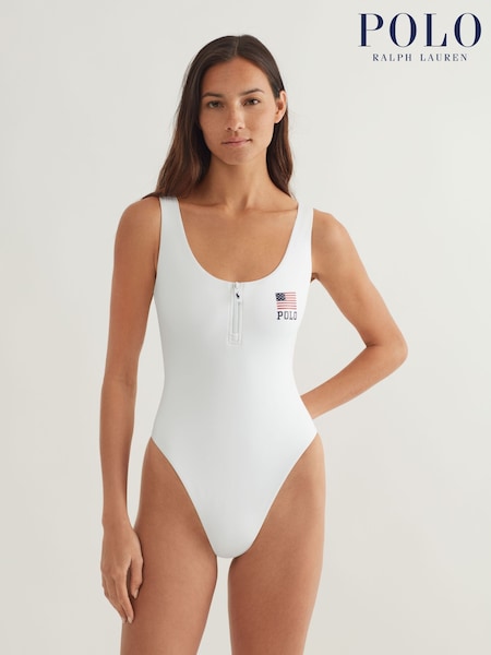 Polo Ralph Lauren Zipper Scoop Swimsuit (AJ1797) | R$ 1.965