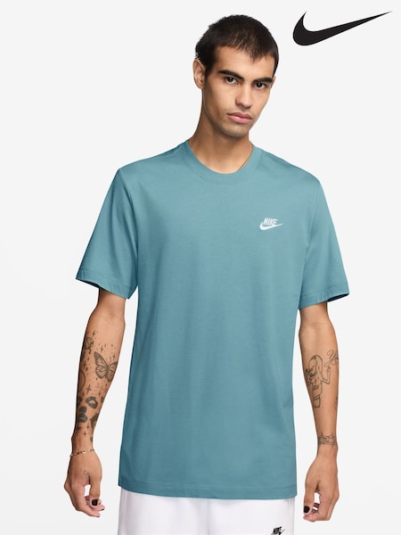 Nike Denim Turquoise Club T-Shirt (AJ1830) | €30