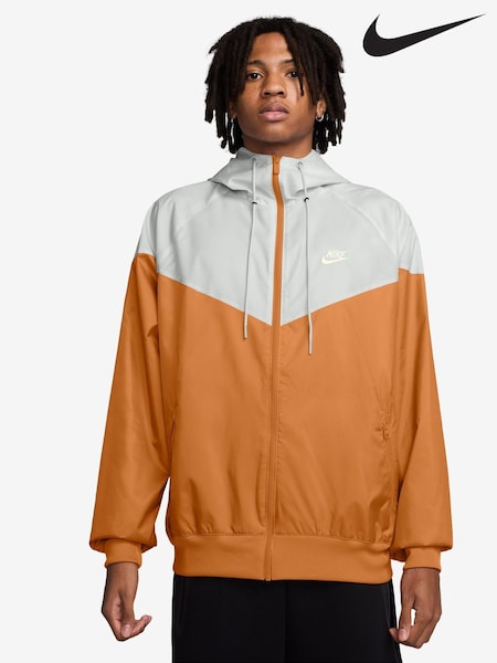 Nike Monarch Brown Sportswear Windrunner Hooded Jacket (AJ1881) | €121
