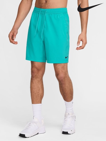 Nike Cactus Blue Dri-FIT Form 7 inch Unlined Training Shorts (AJ1892) | €50