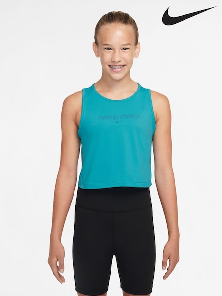 כחול קקטוס - Nike Pro Dri-FIT Tank Vest Top (AJ2023) | ‏151‏₪