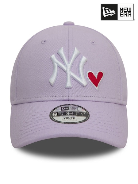 New Era Youth Icon Purple 9Forty Neyyan 100% Cotton Hat (AJ2155) | €29