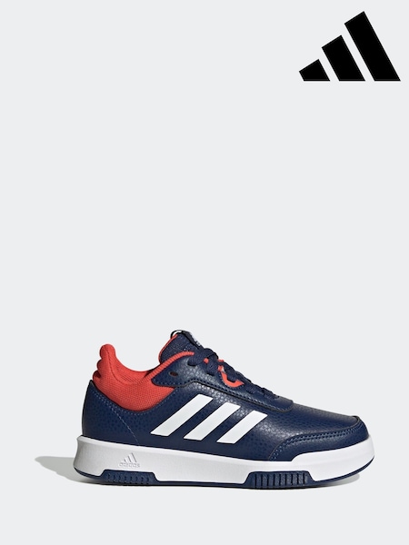 adidas Originals Blue Black Tensaur Sport Lace Up Trainers (AJ2172) | $41
