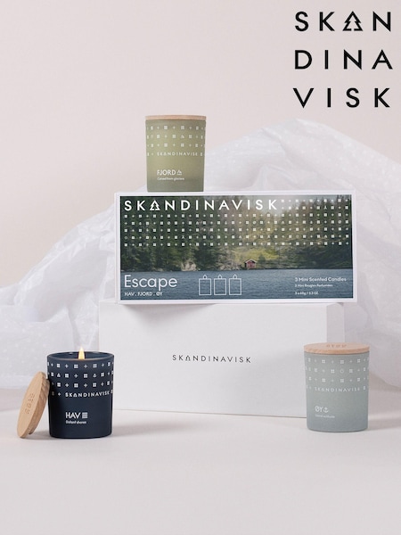 Skandinavisk ESCAPE Mini Candle Giftset 65g x 3 (AJ3388) | €74