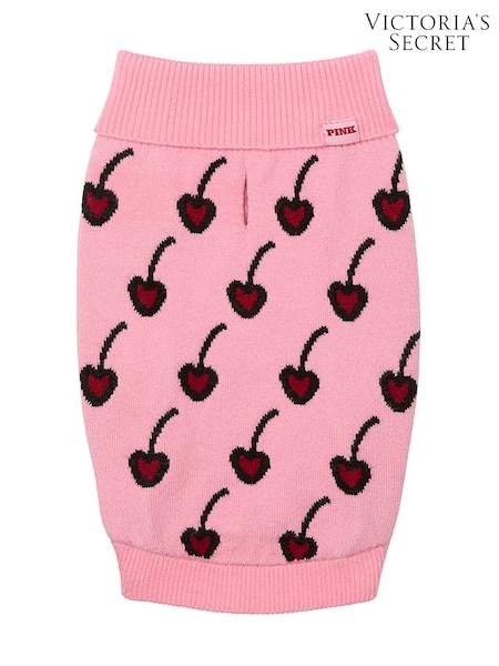 Victoria's Secret Petal Pink/Red Lacquer Dog Pet Jumper (AJ3673) | €22.50