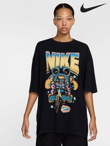 Nike Oversized 100% Cotton Sportswear Short-Sleeve T-Shirt (AJ3685) | 283 LEI