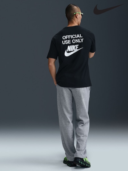 Nike Black Sportswear Official Use Only Back Graphic T-Shirt (AJ3775) | €47