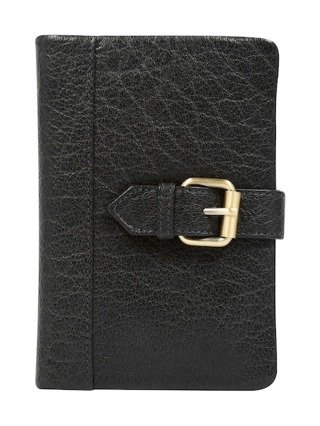 Celtic & Co. Leather Buckle Detail Black Wallet (AJ3838) | €32