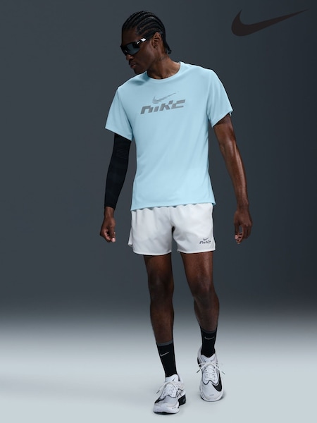 Nike Glacier Blue Dri-FIT Flash Miler Running T-Shirt (AJ3875) | €50