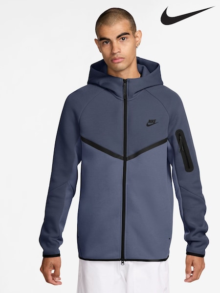 Nike Thunder Blue Tech Fleece Zip-Up Hoodie (AJ3884) | €156