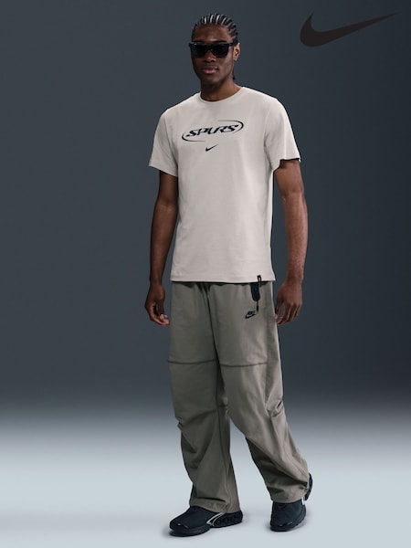 Nike Natural 100% Cotton Tottenham Hotspur FC Wordmark T-Shirt (AJ3889) | €44
