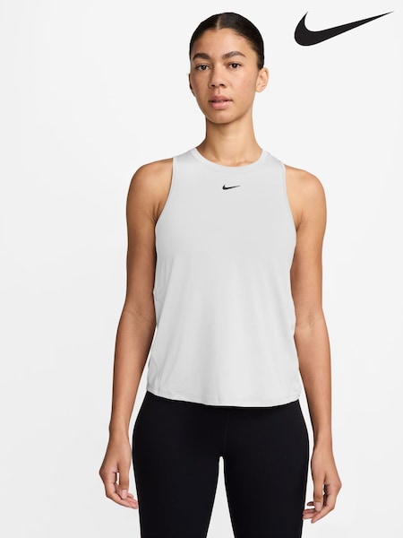 Weiß - Nike One Tanktop aus Dri-FIT-Material (AJ3957) | 43 €