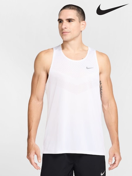 Nike White Stride Dri-FIT ADV Running Vest Top (AJ3970) | €54
