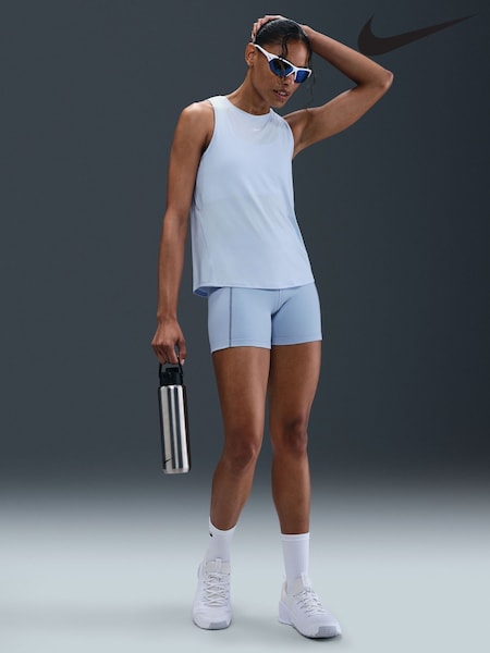 Nike Light Blue Tint One Dri-FIT Tank Vest Top (AJ3971) | €35