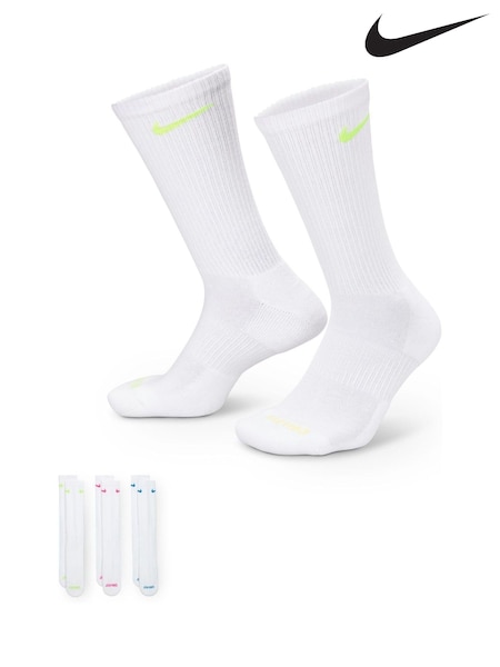 Nike Natural Grey Plus Everyday Cushioned Training Crew Socks (AJ3972) | €21.50