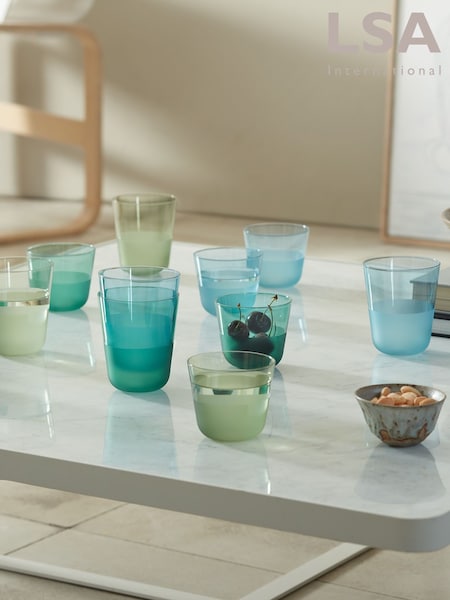 LSA International Set of 2 Mossset Arc Contrast Tumblers 380ml (AJ4093) | €27