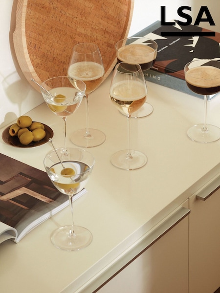 LSA International Borough Set of 240ml Cocktail Glasses (AJ4105) | €66