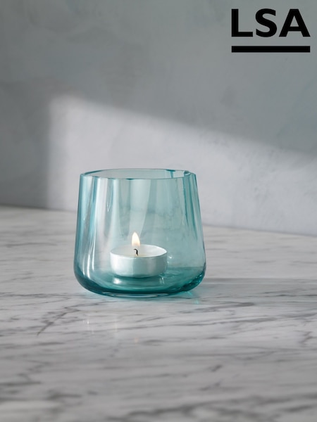 LSA International Sea Green Lagoon Tealight Holder H8cm (AJ4132) | €45