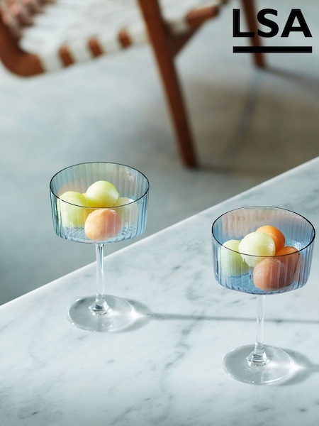 LSA International Gems Assorted Set of 230ml Champagne Cocktail Glasses (AJ4140) | €66