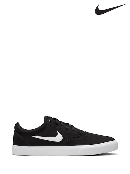 Nike Black Charge Canvas Low Trainers (AJ4271) | €78