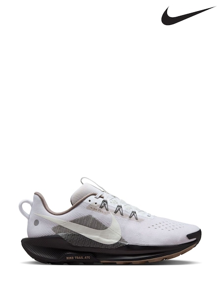 Nike white ReactX Pegasus Trail 5 Running Trainers (AJ4292) | €173